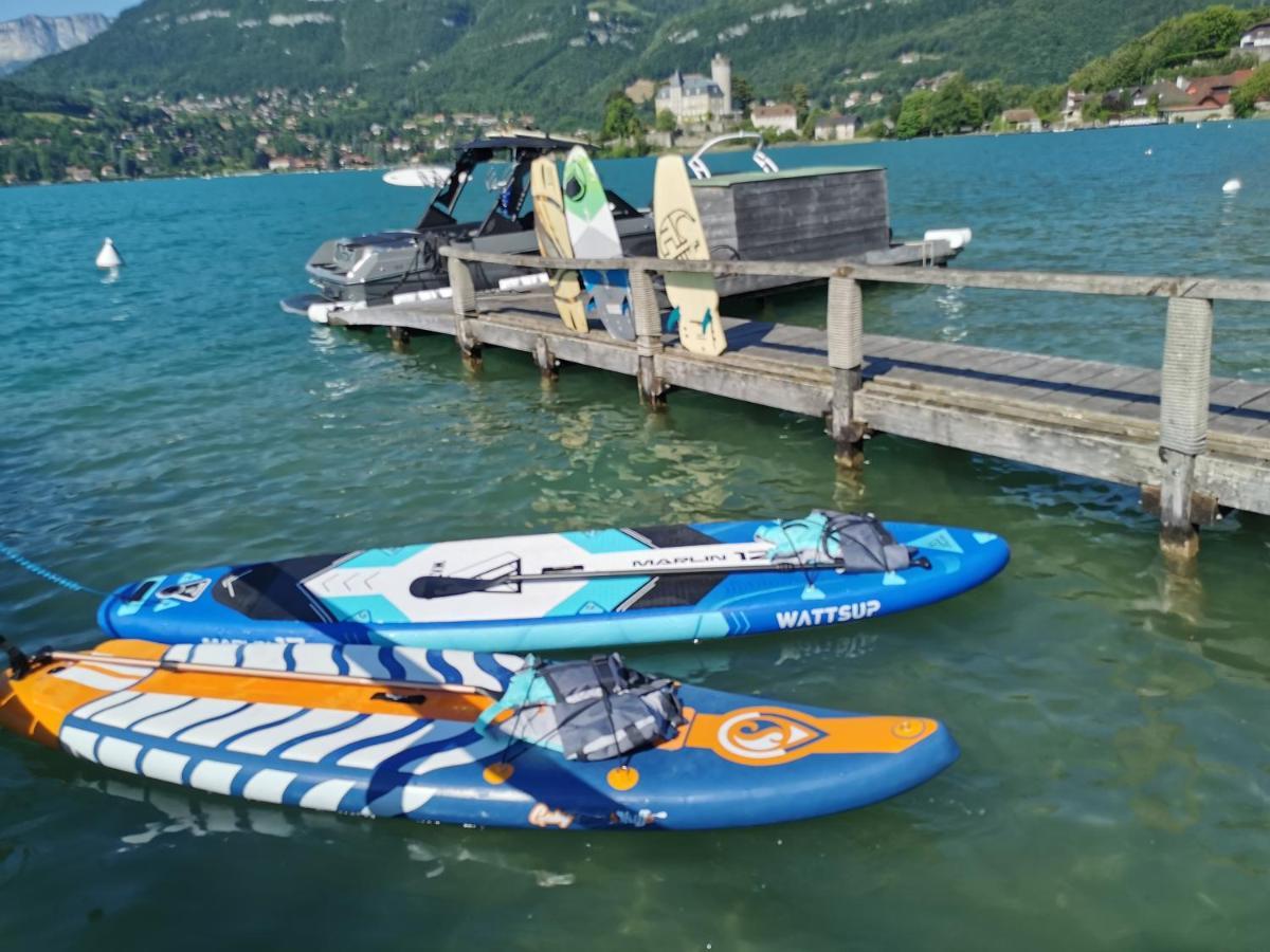 La Baie Des Voiles ,Vue Lac D'Annecy ,Plage Privee Duingt Exterior photo