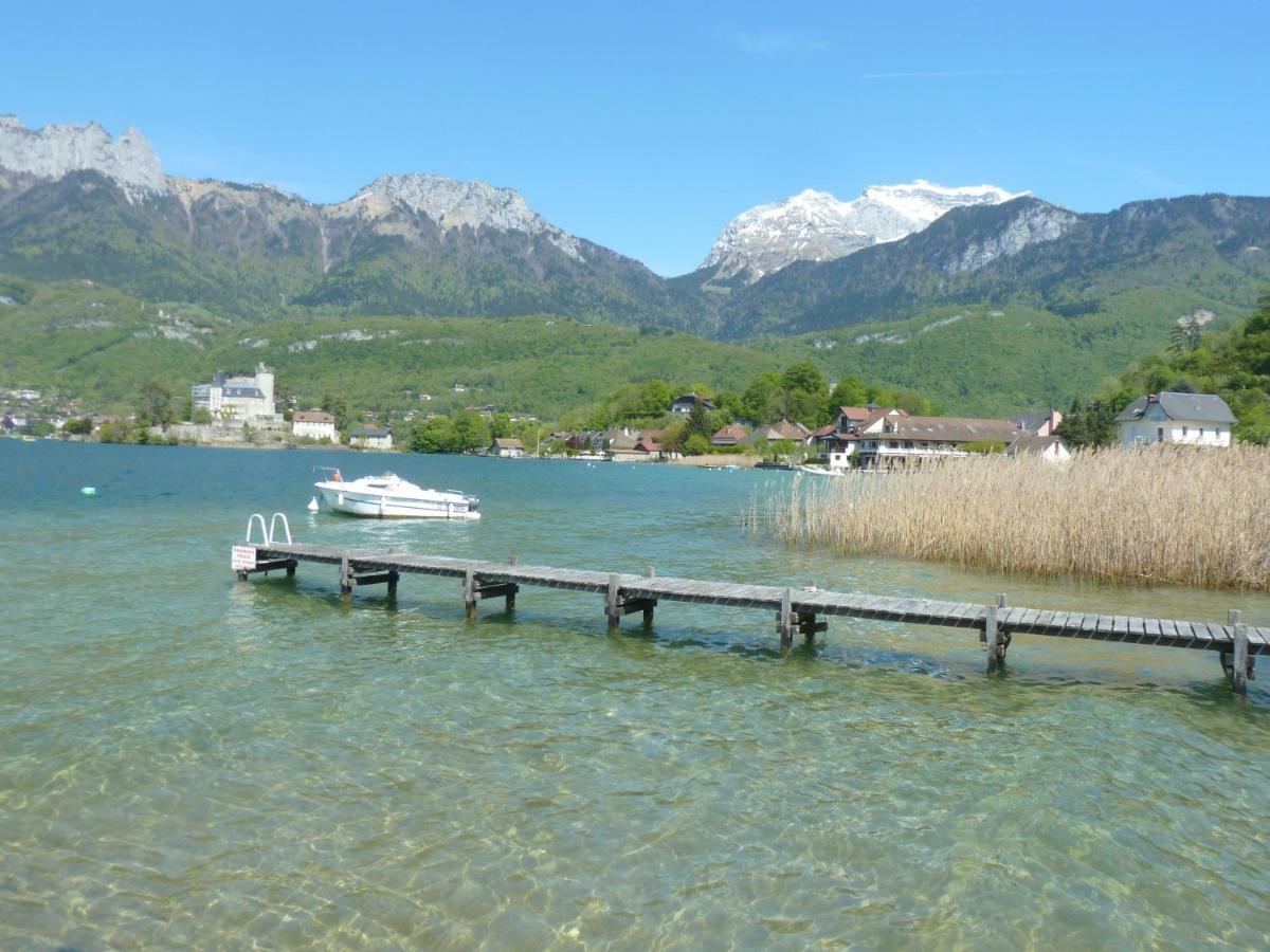 La Baie Des Voiles ,Vue Lac D'Annecy ,Plage Privee Duingt Exterior photo