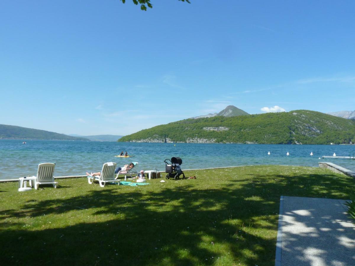 La Baie Des Voiles ,Vue Lac D'Annecy ,Plage Privee Duingt Exterior photo