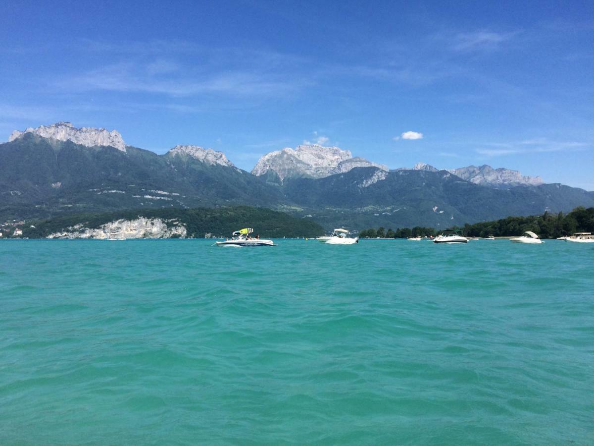 La Baie Des Voiles ,Vue Lac D'Annecy ,Plage Privee Duingt Exterior photo
