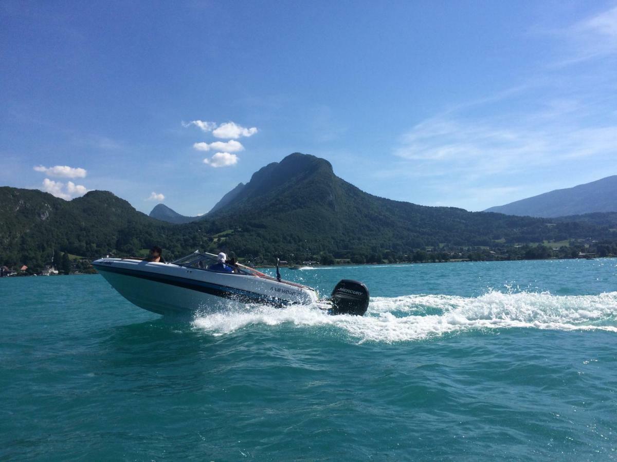 La Baie Des Voiles ,Vue Lac D'Annecy ,Plage Privee Duingt Exterior photo