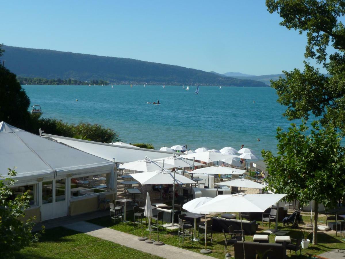 La Baie Des Voiles ,Vue Lac D'Annecy ,Plage Privee Duingt Exterior photo