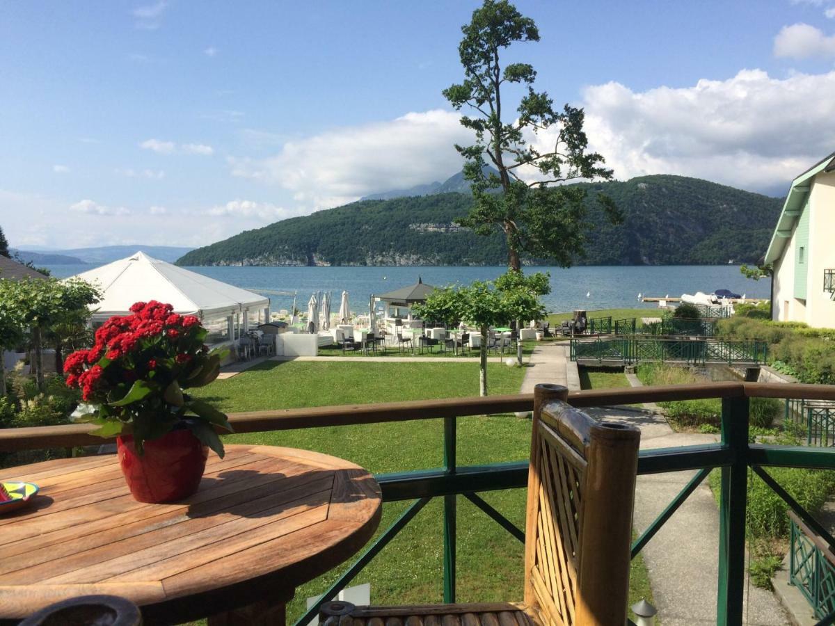 La Baie Des Voiles ,Vue Lac D'Annecy ,Plage Privee Duingt Exterior photo