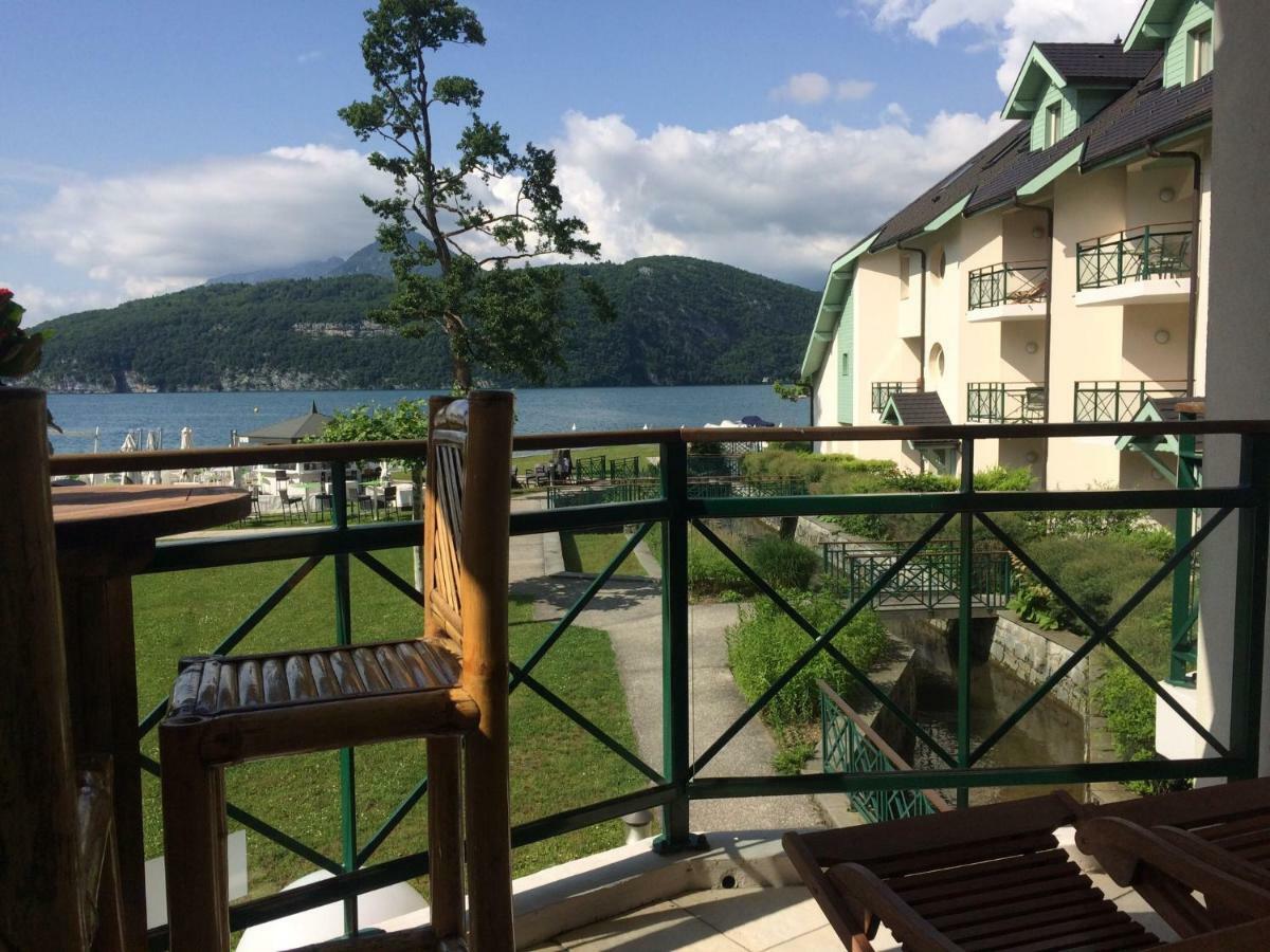 La Baie Des Voiles ,Vue Lac D'Annecy ,Plage Privee Duingt Exterior photo